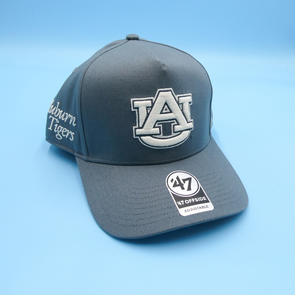 '47 Brand Hat Mens One‎ Size Offside Auburn Tigers Gray Embroidered Cotton Cap